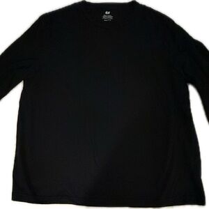 H&M Men's Long Sleeve Black Tee